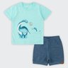 01 conjunto bebe menino baby dino elian