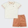 04 conjunto bebe menino polo e bermuda sarja elian
