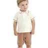 07 conjunto bebe menino polo e bermuda sarja elian
