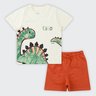 01 conjunto bebe menino dino elian