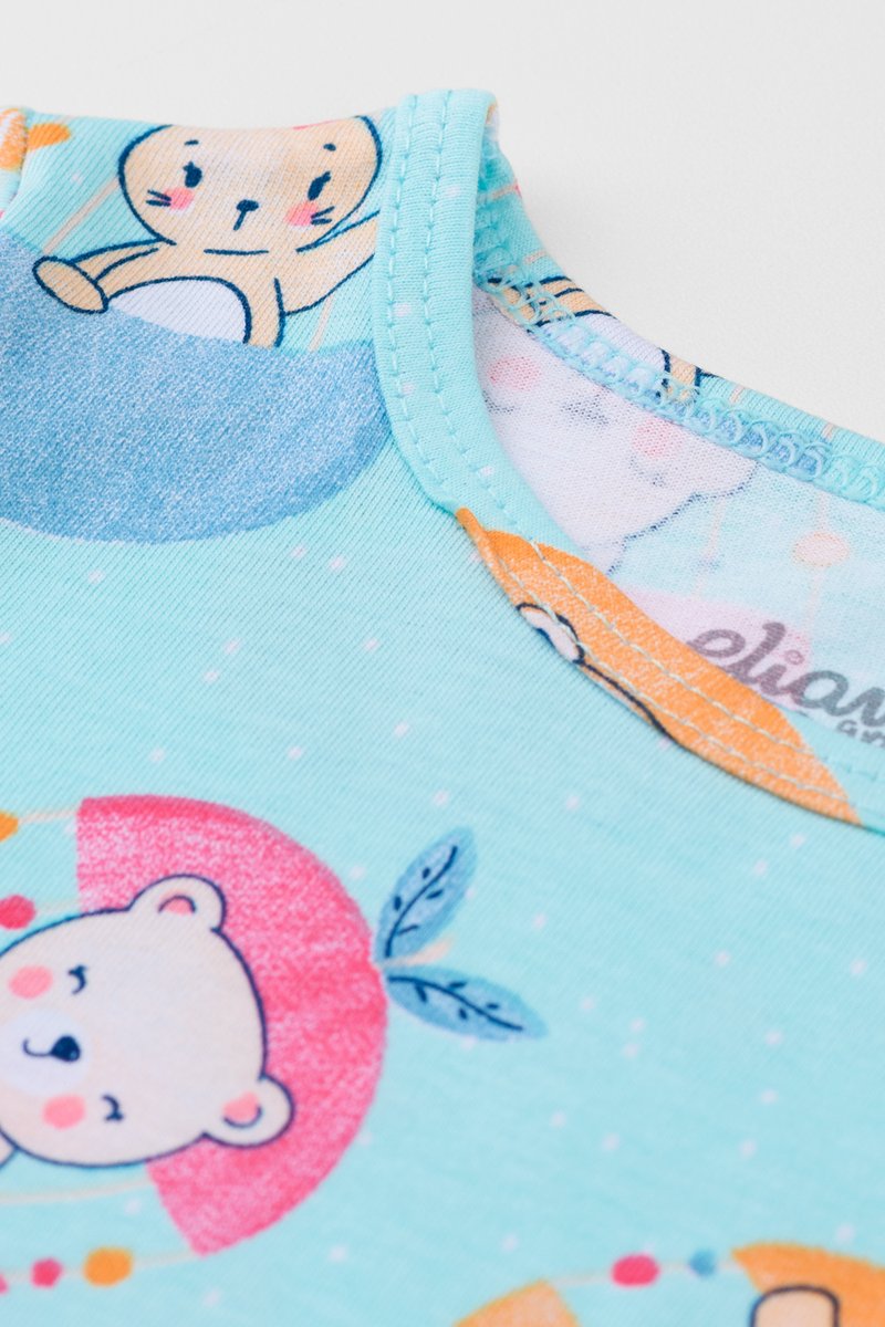 02 conjunto body e vestido bebe menina elian