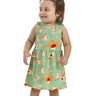 04 vestido bebe menina em cotton estampado elian