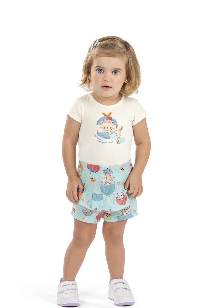 04 conjunto bebe menina good times elian