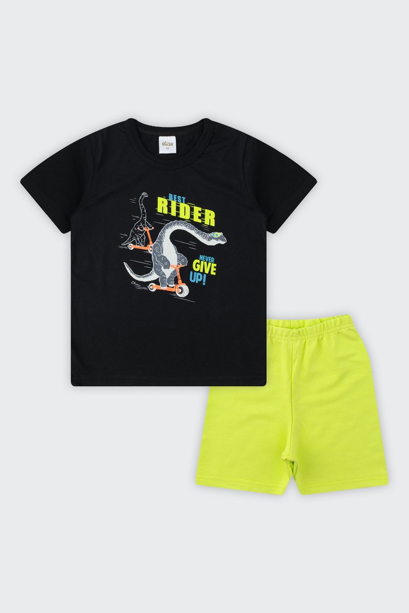 01 conjunto infantil menino best rider elian
