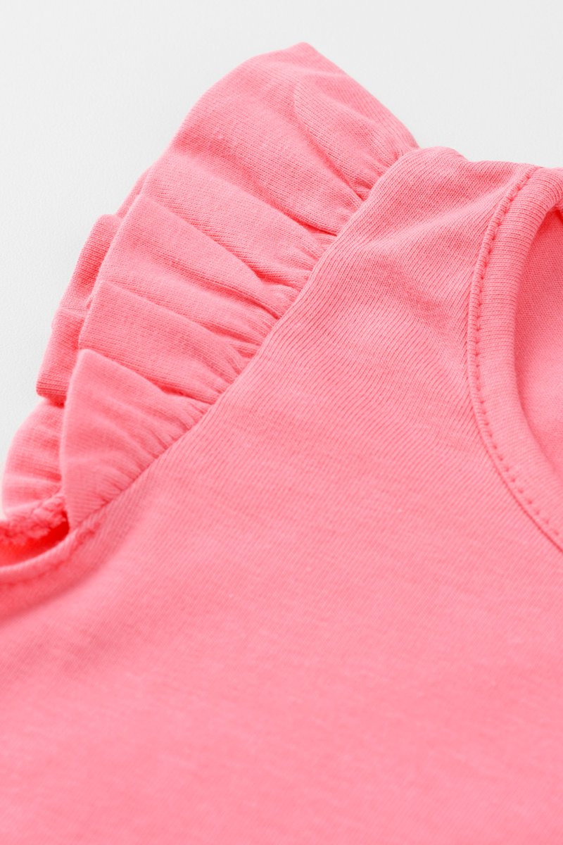 02 conjunto blusa e saia infantil menina elian