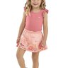 05 conjunto blusa e saia infantil menina elian