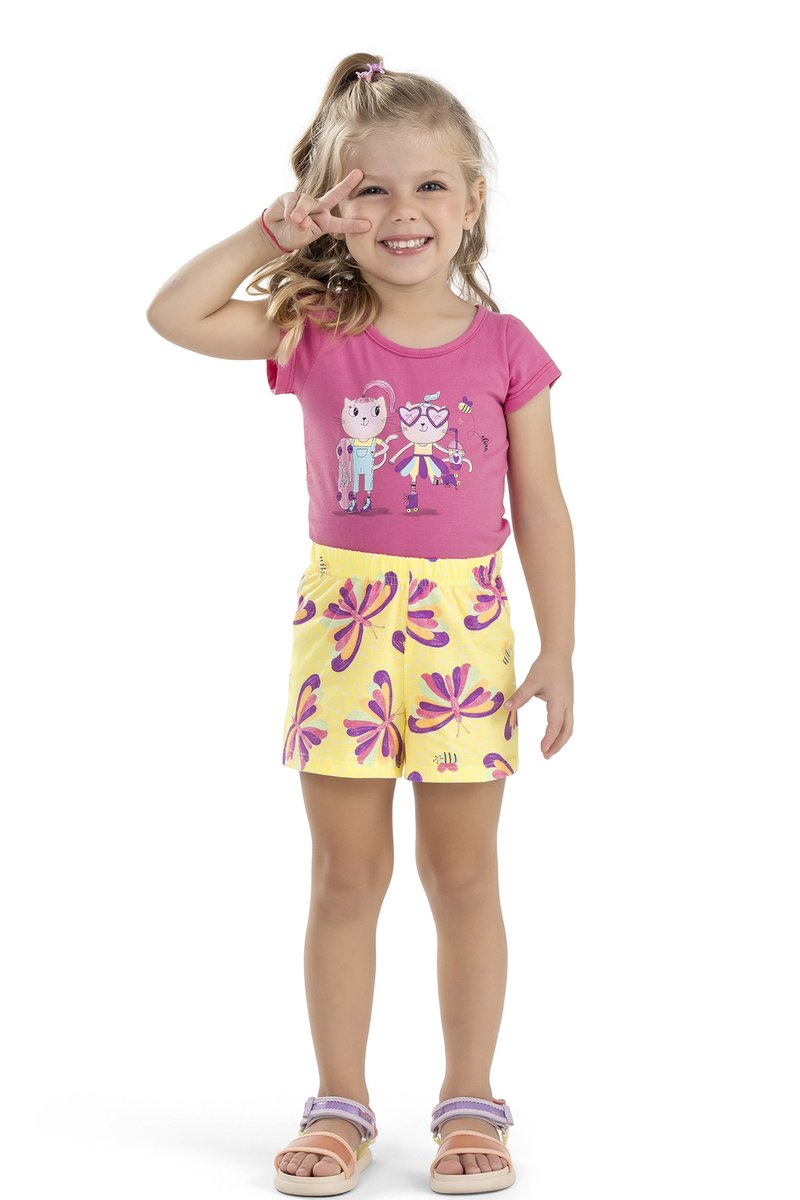 04 conjunto infantil menina friends elian