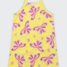 01 vestido alcinha infantil menina borboletas elian