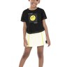 04 conjunto infantil menina blusa e short saia elian