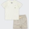 01 conjunto infantil menino bermuda listrada coloritta