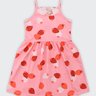 01 vestido alcinha infantil menina morangos brandili