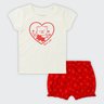 01 conjunto bebe menina bear cute brandili