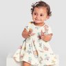 04 vestido bebe menina meia malha flowers brandili