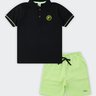 01 conjunto polo infantil menino waves boca grande