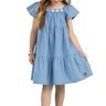04 vestido jeans infantil menina glinny