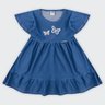 02 vestido infantil menina molecotton jeans marlan