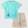 03 conjunto infantil menino bermuda sarja marlan