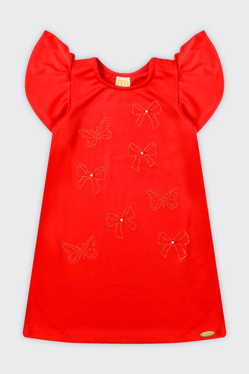 03 vestido infantil menina malha newtech milli nina