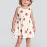 02 vestido infantil em meia malha estampada brandili