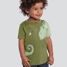 02 camiseta infantil menino meia malha dino brandili