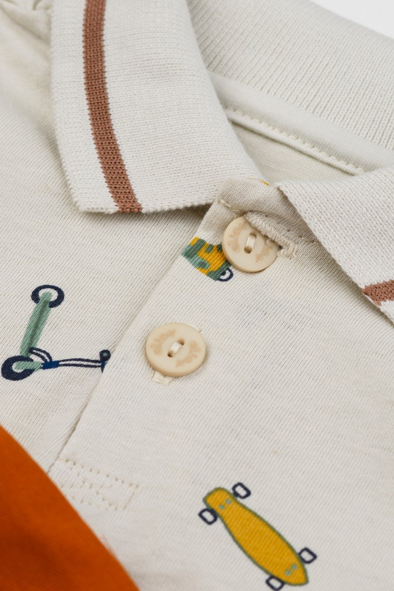 12 conjunto bebe menino polo e bermuda sarja elian