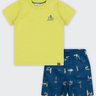10 conjunto infantil menino camiseta e bermuda elian