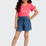 02 conjunto infantil menina blusa canelado love marlan