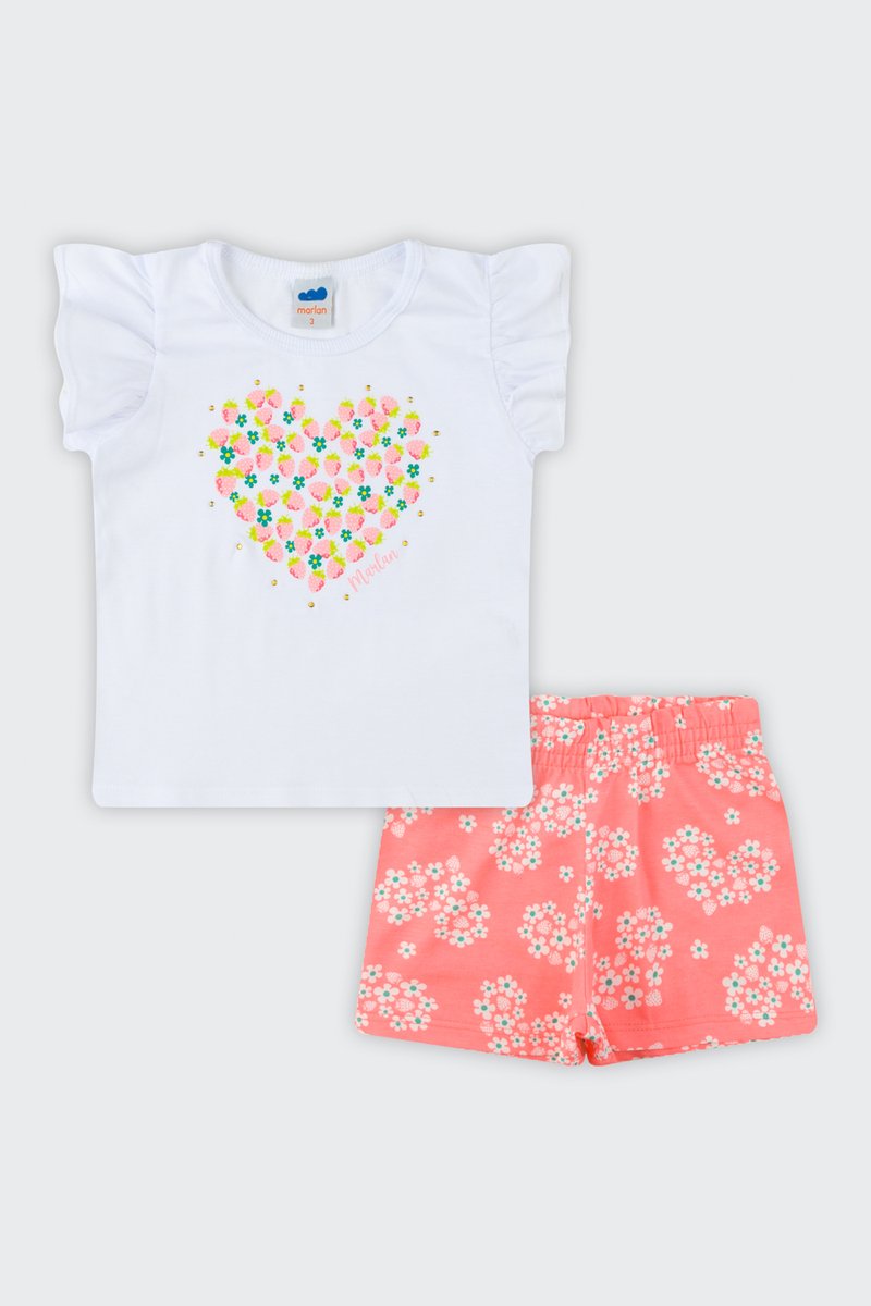07 conjunto infantil menina em meia malha marlan