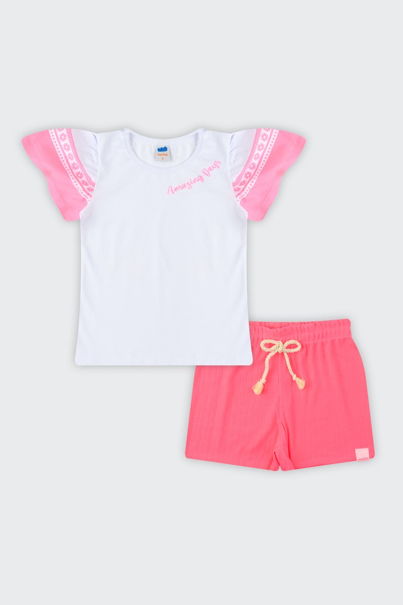 04 conjunto infantil menina amazing days marlan
