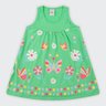 08 vestido infantil menina meia malha borboletas brandili