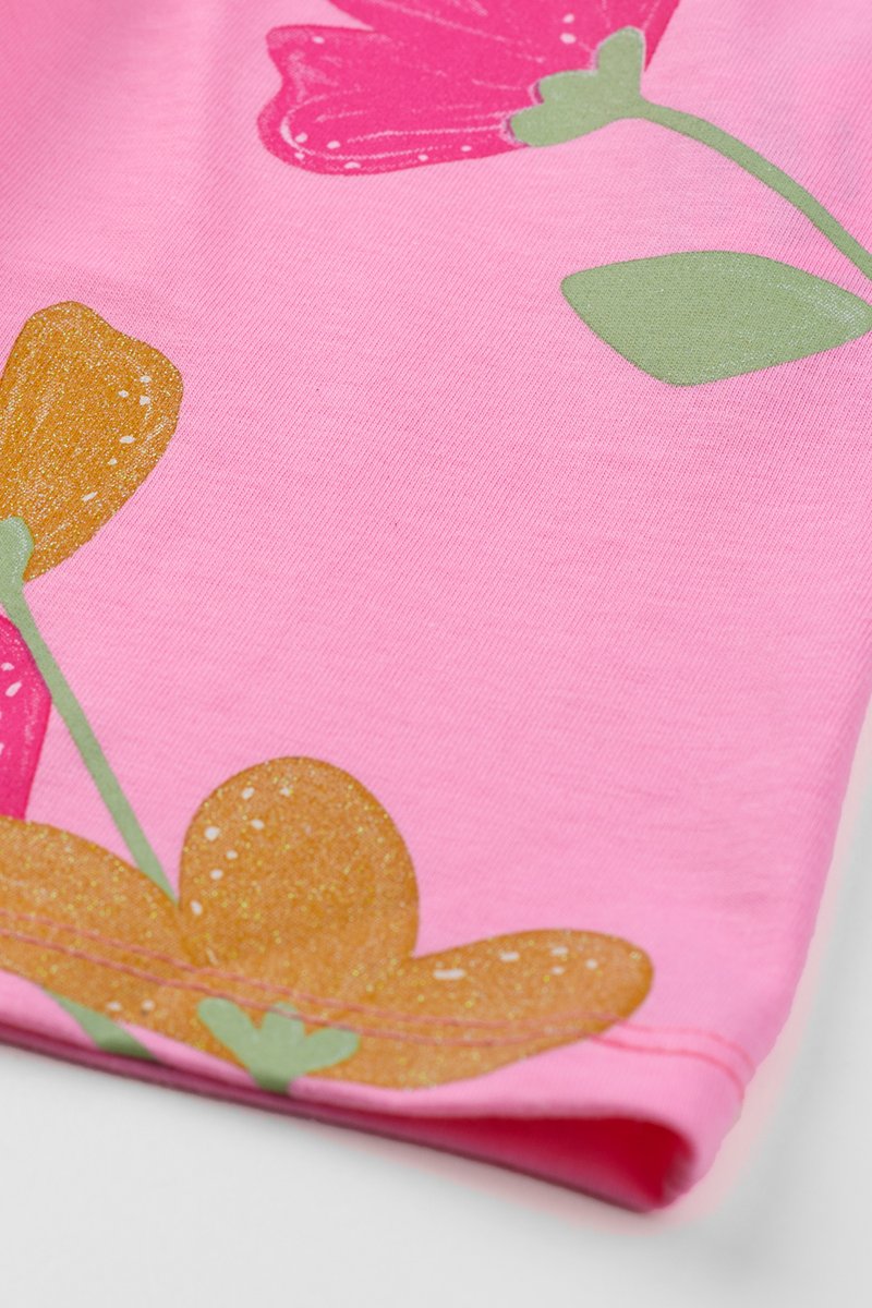 17 vestido infantil menina meia malha flores brandili