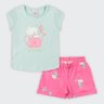 03 conjunto bebe menina adoravel brandili