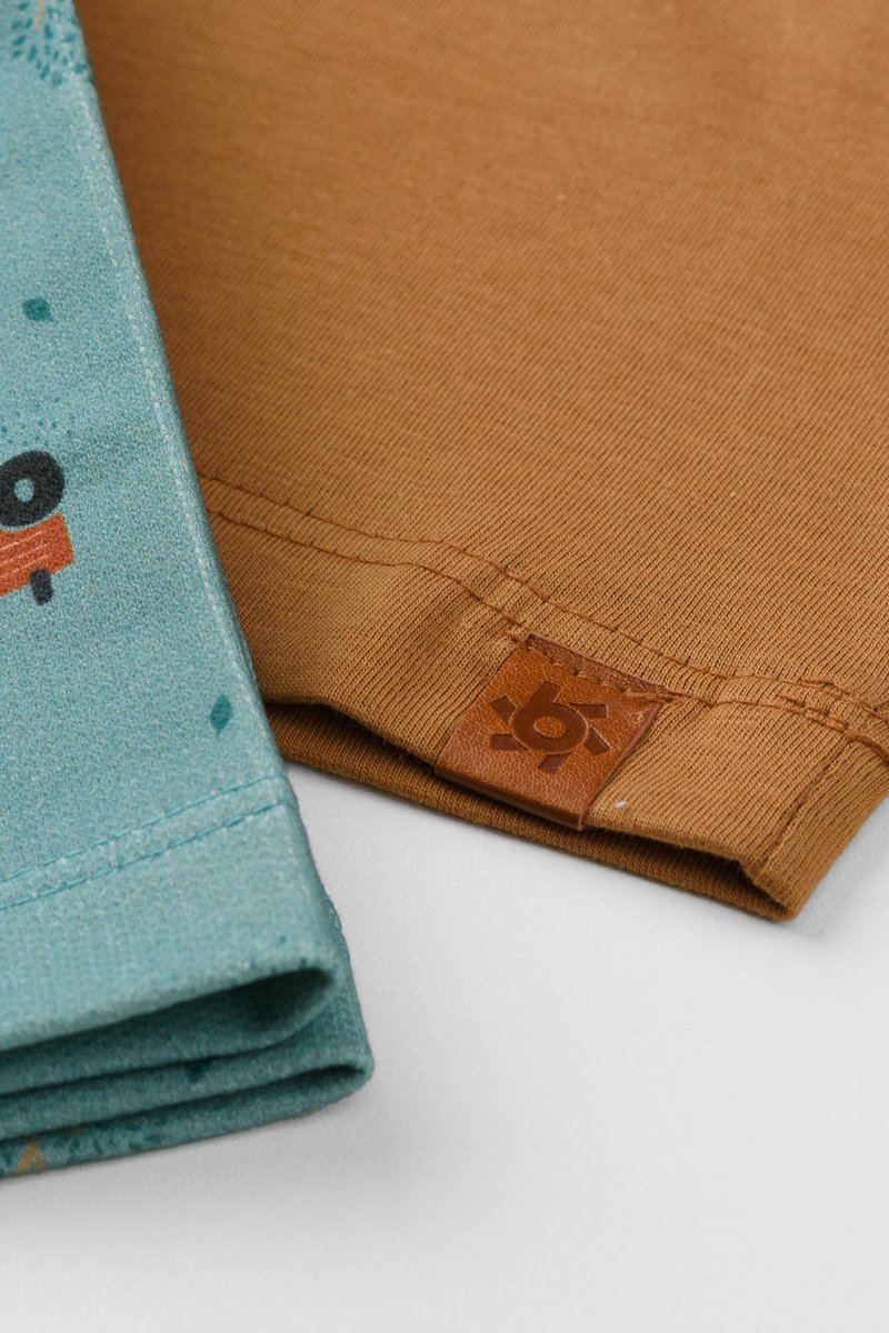 05 conjunto bebe menino trator brandili