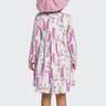 03 vestido infantil menina em meia malha unicornios fakini