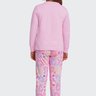 02 pijama longo infantil menina unicornios fakini