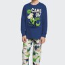 01 pijama longo infantil menino game on dino fakini