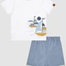 01 conjunto infantil menino barcos elian
