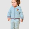 03 conjunto jaqueta e calca em pelo bebe menina elian