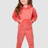 02 conjunto blusao em moletom e pelo infantil menina elian