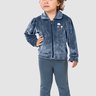 02 conjunto jaqueta em plush infantil menina elian