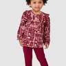 02 conjunto longo blusa estampada infantil menina elian