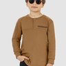 02 camiseta henley em suedine infantil menino glinny