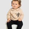 01 conjunto blusao moletom bebe menina being cute marlan