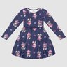 Vestido Manga Longa Moletinho Soft Infantil Menina Alakazoo Vestido Manga Longa Moletinho Soft Infantil Menina Alakazoo