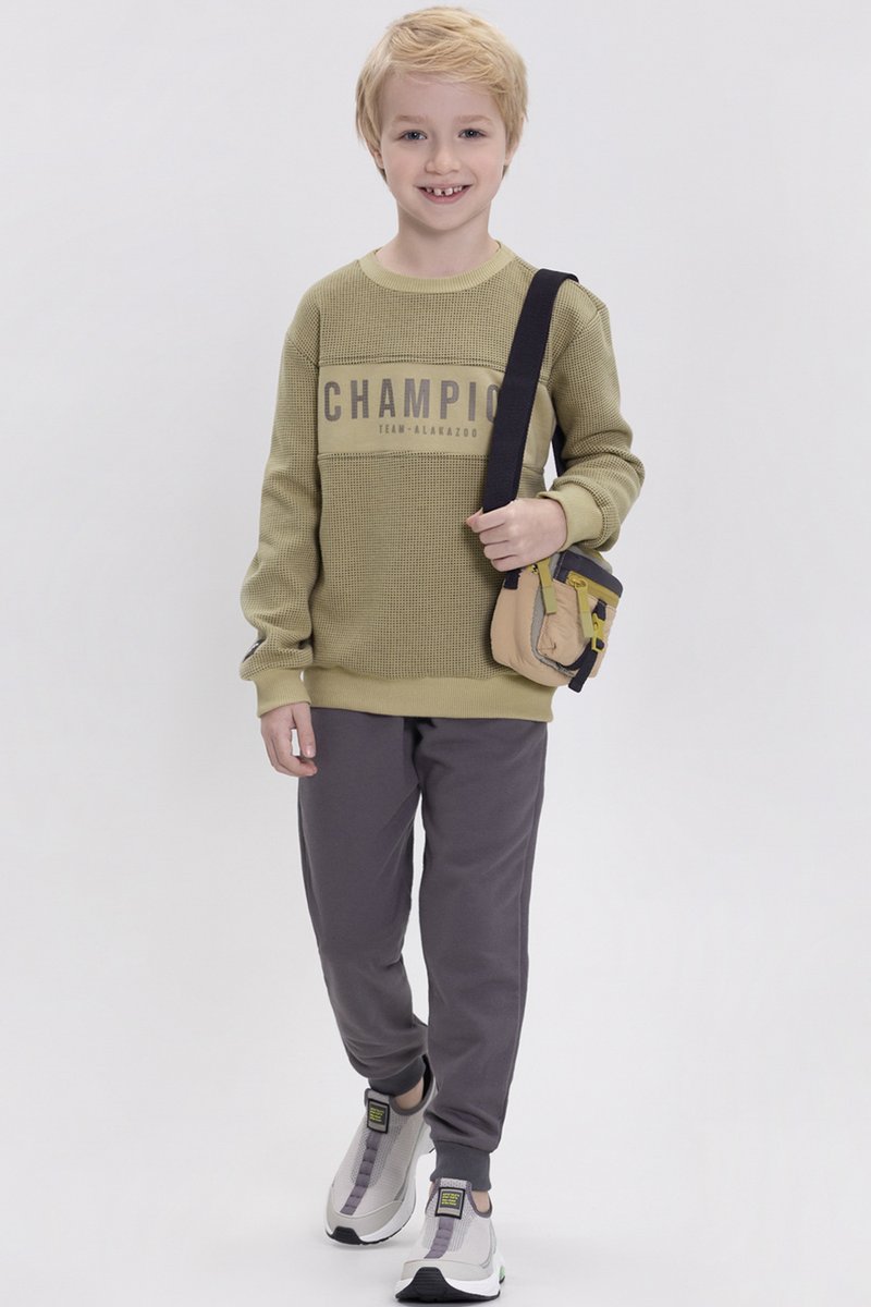 02 conjunto moletom infantil menino champion alakazoo