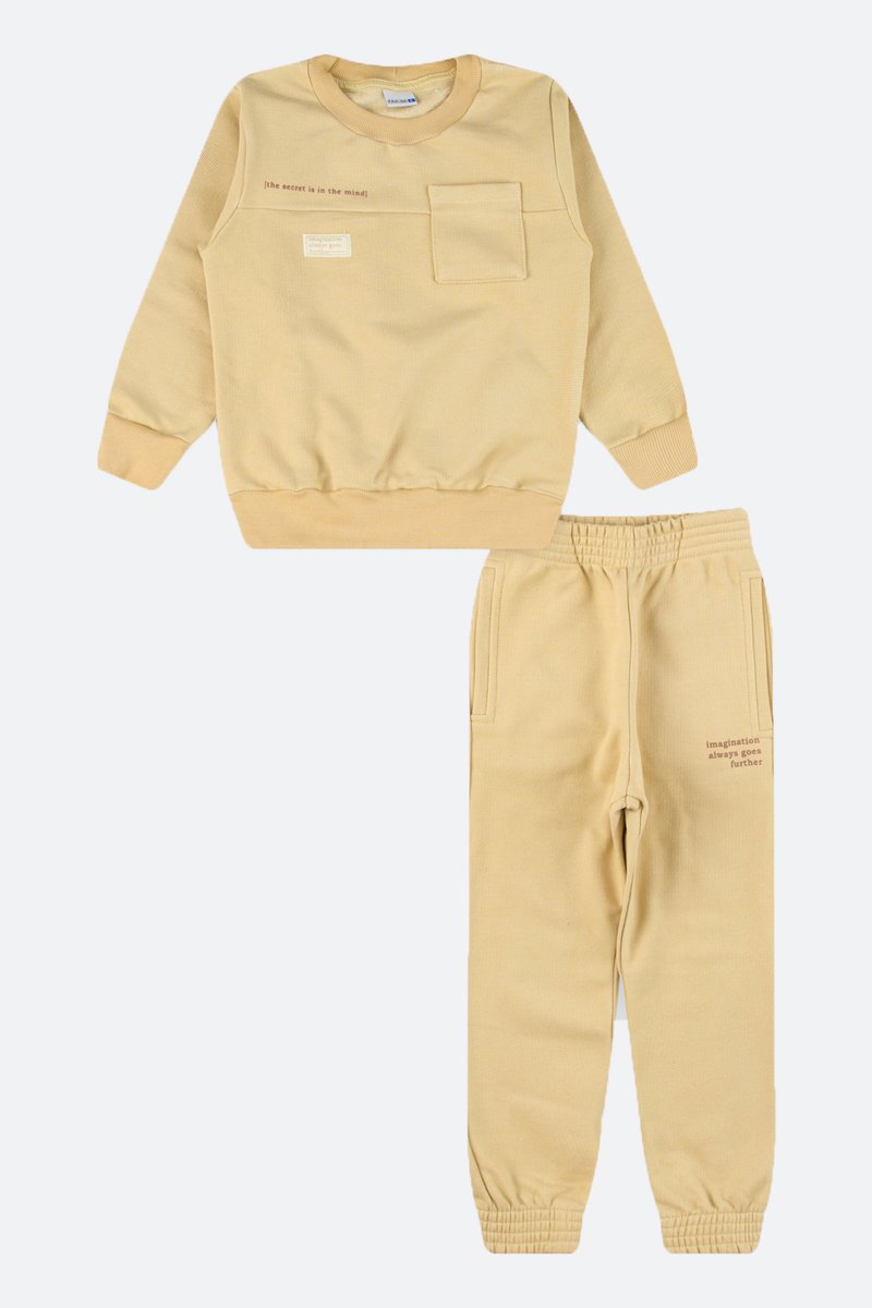 07 conjunto em moletom piquet infantil menino fakini