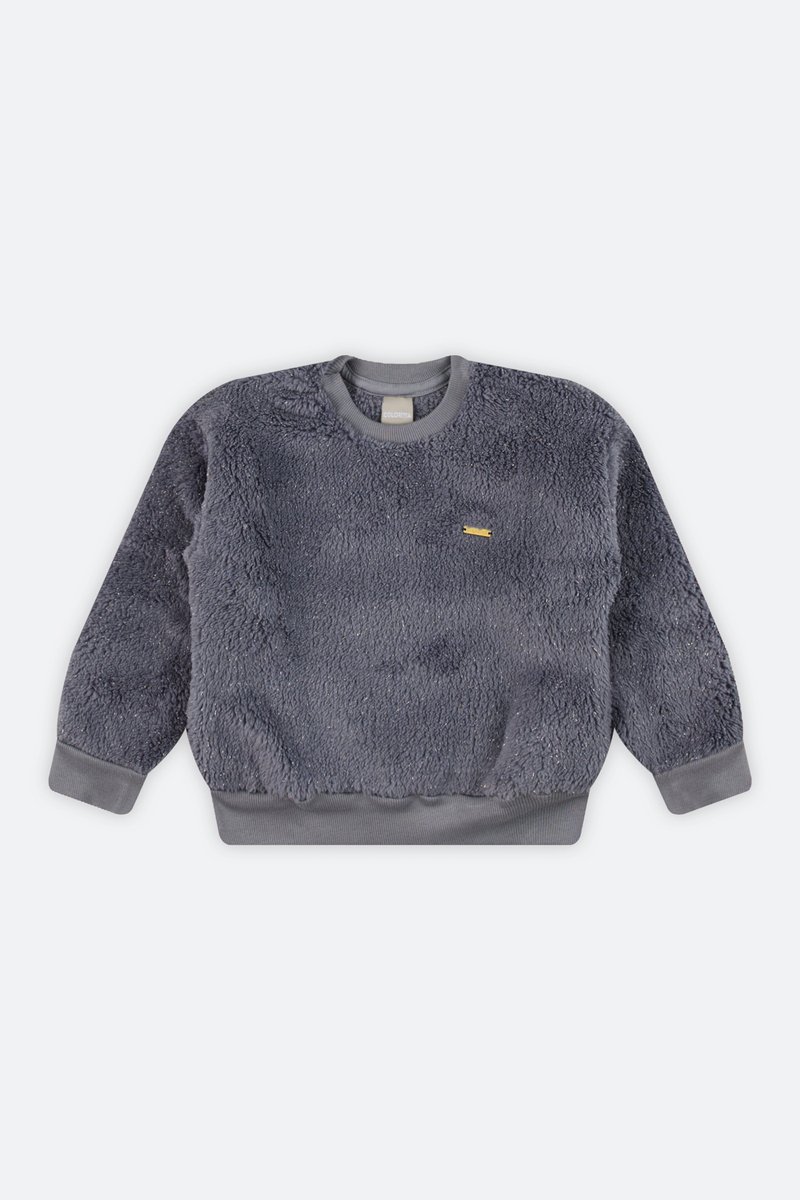 11 blusao em pelo com lurex infantil menina coloritta