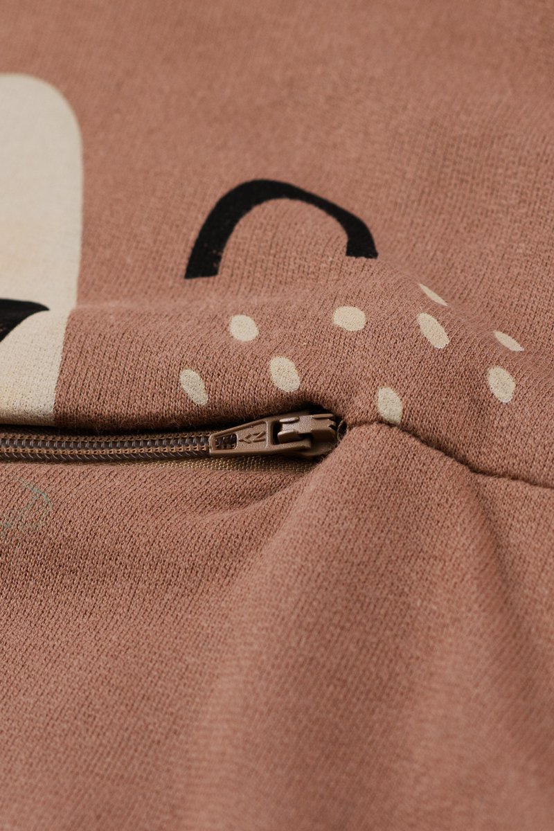 06 conjunto moletom com ziper interativo infantil menino fakini