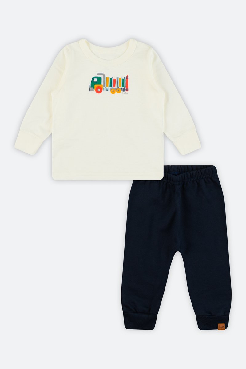 04 conjunto longo com colete moletom bebe menino elian