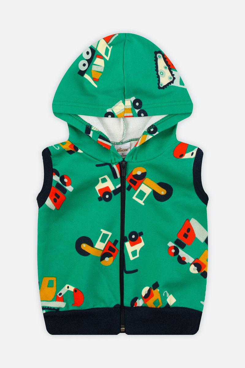 05 conjunto longo com colete moletom bebe menino elian